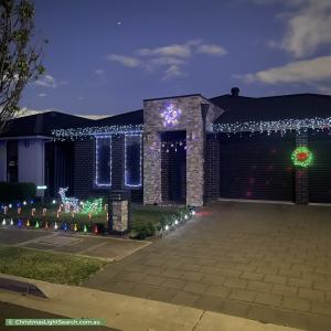 Christmas Light display at 25 Kenneth Street, Findon