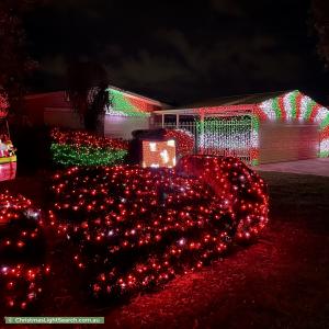 Christmas Light display at 23 Willowmead Way, Kelmscott