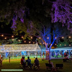 Christmas Light display at 62 Patterson Street, Malak