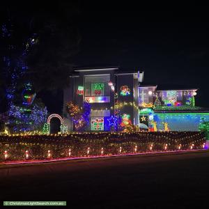 Christmas Light display at 14 Thorn Street, Pennant Hills