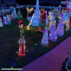 Christmas Light display at 1 Waratah Street, Melton South