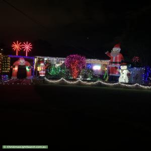 Christmas Light display at  Todd Crescent, Peakhurst