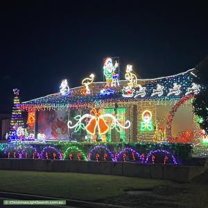 Christmas Light display at 3 Beaumont Crescent, Pacific Pines
