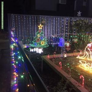 Christmas Light display at  Richmond Road, Richmond