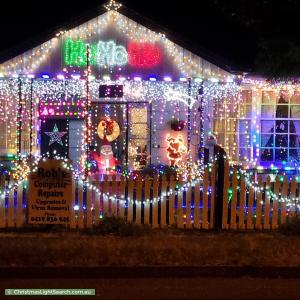 Christmas Light display at 77 Midway Road, Elizabeth East