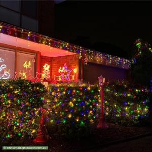 Christmas Light display at 2 Kingburn Court, Templestowe