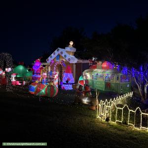 Christmas Light display at 31 Meeking Drive, Pakenham