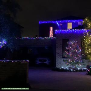 Christmas Light display at 1A Britten Street, Glen Iris