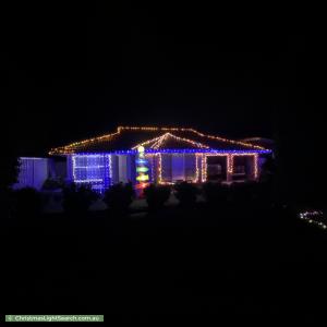 Christmas Light display at 8 Hickory Place, Hamlyn Terrace