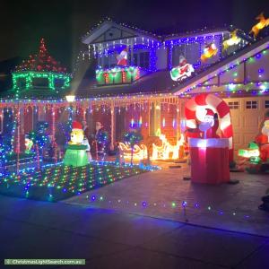 Christmas Light display at 3 Swanston Court, Taylors Hill