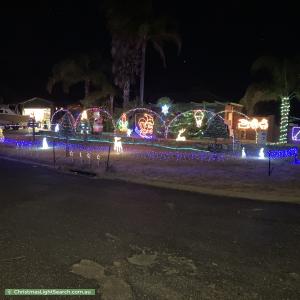 Christmas Light display at 41 Agincourt Drive, Forrestfield