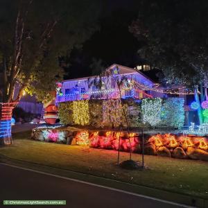 Christmas Light display at  Larwood Place, Ferny Hills