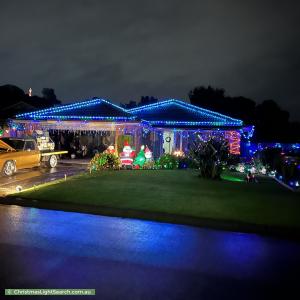 Christmas Light display at 4 Justin Place, Pakenham