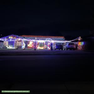 Christmas Light display at 12 Unaipon Avenue, Ngunnawal