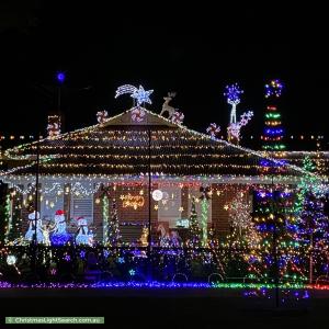 Christmas Light display at 40 Penang Avenue, Colonel Light Gardens