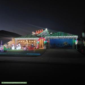 Christmas Light display at 32 Goldsbrough Entrance, Helena Valley