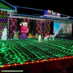Christmas Light display at 23 Frances Drive, Mount Martha