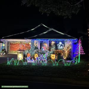 Christmas Light display at 22 Hinchinbrook Circuit, Forest Lake