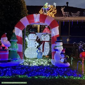 Christmas Light display at 14 Barbara Avenue, Morphett Vale