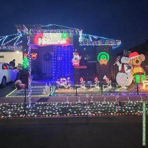 Christmas Light display at 64 Emerald Drive, Angle Vale