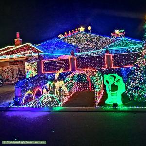 Christmas Light display at 32 Boboli Way, Pearsall