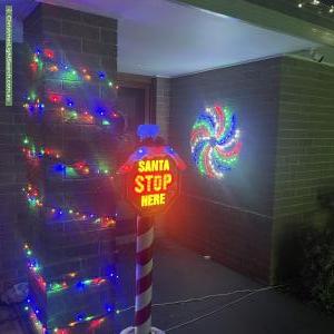 Christmas Light display at 6 Dinnison Circuit, Kambah