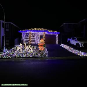 Christmas Light display at  Berridale Street, Gregory Hills