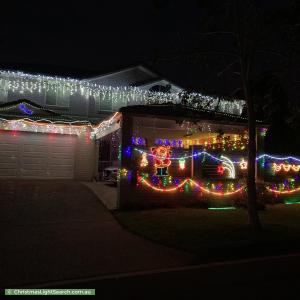 Christmas Light display at 12 Picardie Close, Mansfield