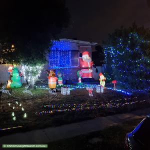Christmas Light display at 33 Winara Drive, Ingle Farm