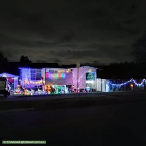 Christmas Light display at 8 Edinburgh Drive, Revesby Heights