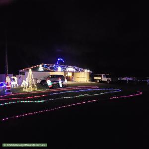 Christmas Light display at 12 Regehr Street, Warnbro