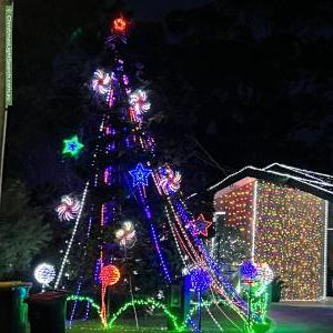 Christmas Light display at  Tomah Place, Westleigh