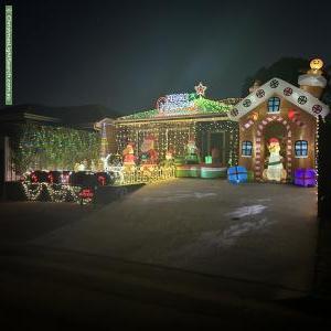 Christmas Light display at 39A Telowie Avenue, Ingle Farm