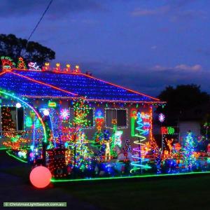 Christmas Light display at  John Street, Morpeth