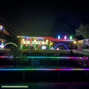 Christmas Light display at 24 Blucher Street, Ferntree Gully