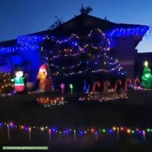 Christmas Light display at 11 Miralie Way, Cranbourne West