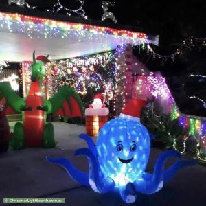 Christmas Light display at  Perren Place, East Cannington