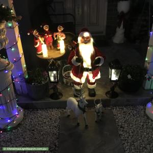 Christmas Light display at 18 Tranter Street, 