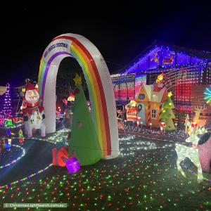 Christmas Light display at 6 Orania Mews, Warnbro