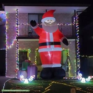 Christmas Light display at 10 Wren Court, Tweed Heads South
