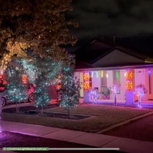 Christmas Light display at 35 Hutchison Circuit, Crestwood