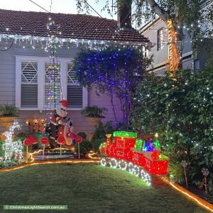 Christmas Light display at  Hazeldean Avenue, Brighton East