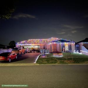 Christmas Light display at 23 Belvedere Drive, Pakenham