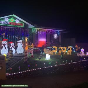 Christmas Light display at 36 Budburst Drive, Sunbury