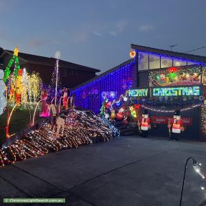 Christmas Light display at 38 Rolling Hills Road, Chirnside Park