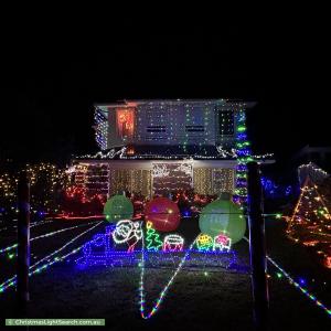 Christmas Light display at 15 Spruce Drive, Rowville