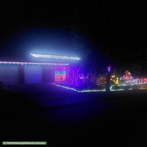 Christmas Light display at 5 Narryer Close, Palmerston