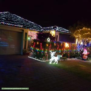 Christmas Light display at 32 Munday Avenue, Brookdale