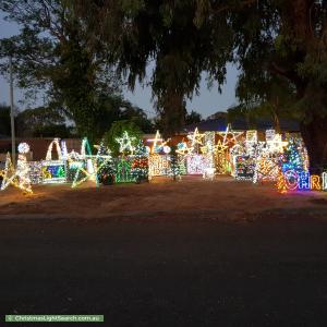Christmas Light display at 13 Warrina Place, Armadale
