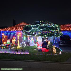 Christmas Light display at 9 Duncraig Court, Narre Warren